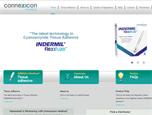 Tablet Screenshot of connexiconmedical.com